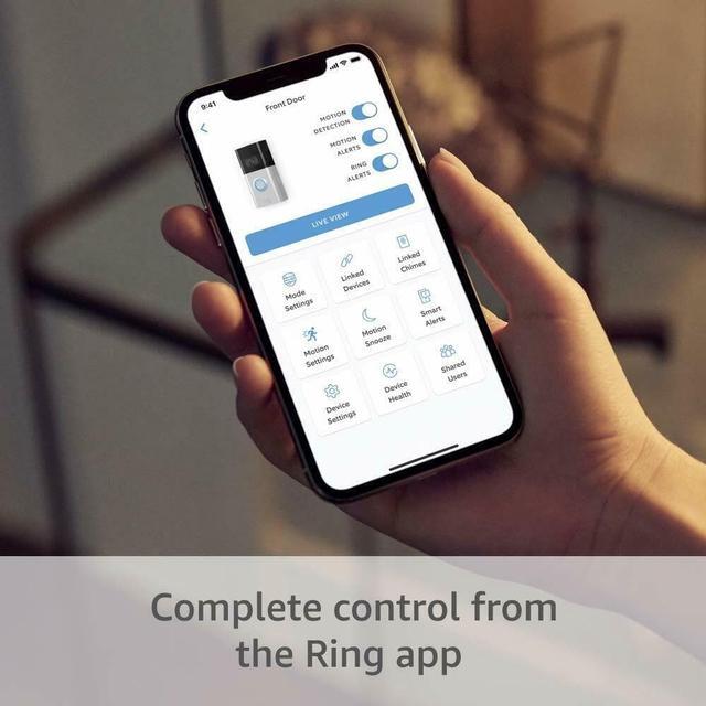 Alt view image 7 of 7 - Ring Video Doorbell 3 with Echo Show 5 (Charcoal)