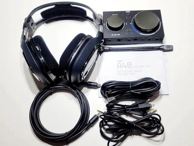 Alt view image 5 of 12 - ASTRO Gaming A40 TR Headset + MixAmp Pro TR for PS5, PS4 and PC-Black/blue