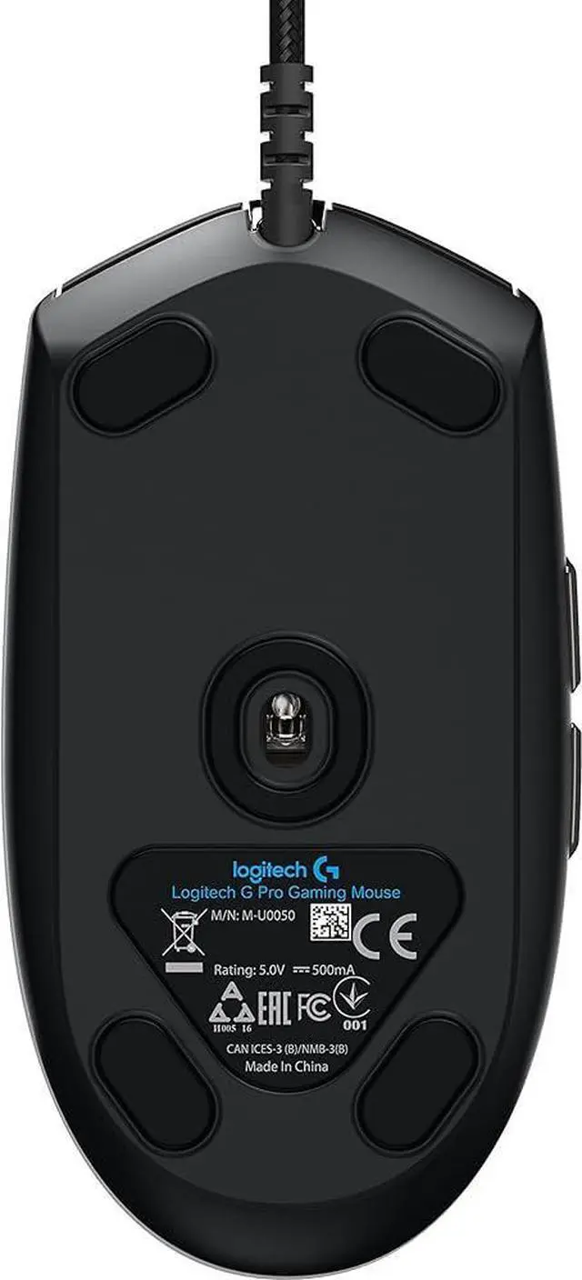 Alt view image 2 of 2 - Logitech G PRO Hero Wired Gaming Mouse, 12000 DPI, RGB Lightning, Ultra Lightweight, 6 Programmable Buttons, On-Board Memory, Compatible with PC/Mac - Black