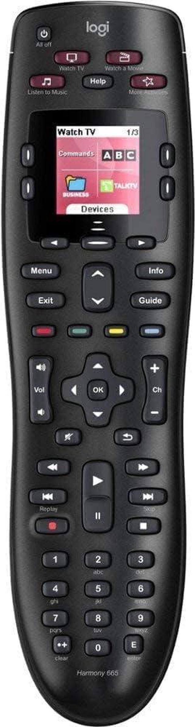Alt view image 2 of 5 - Logitech Harmony 665 Advanced Remote Control