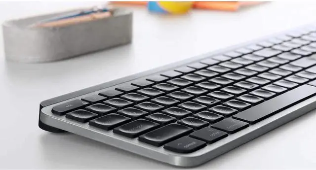 Alt view image 4 of 4 - Logitech - MX Keys Wireless Membrane Keyboard for Mac with Smart Illumination - Space Gray