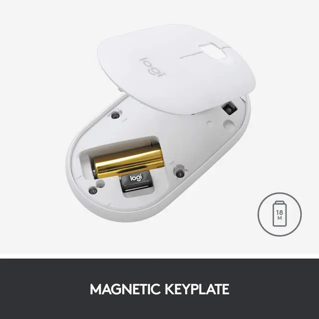 Alt view image 6 of 6 - Logitech Pebble i345 Wireless Bluetooth Mouse for iPad BLUETOOTH ONLY ( NO RECEIVER)