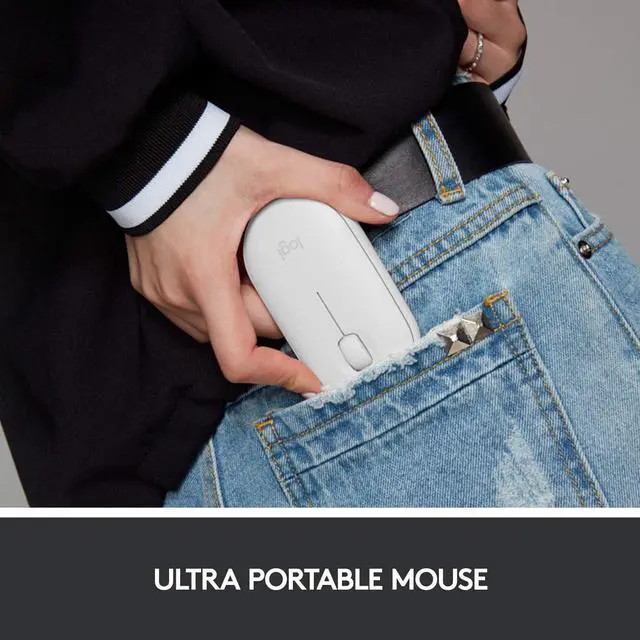Alt view image 4 of 6 - Logitech Pebble i345 Wireless Bluetooth Mouse for iPad BLUETOOTH ONLY ( NO RECEIVER)