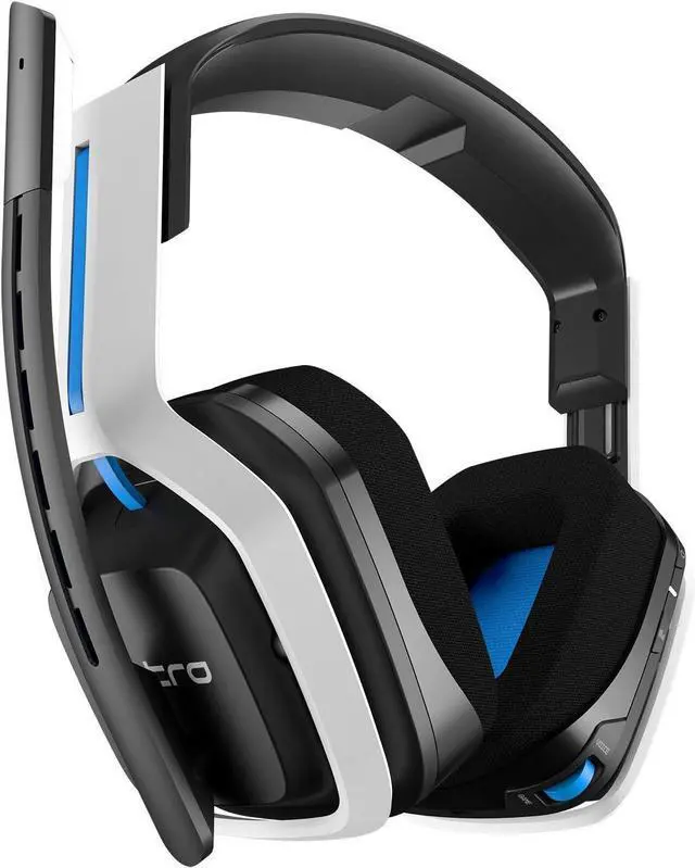 Alt view image 6 of 7 - ASTRO Gaming A20 Wireless Headset Gen 2 for PlayStation 5, PlayStation 4, PC & Mac - White/Blue