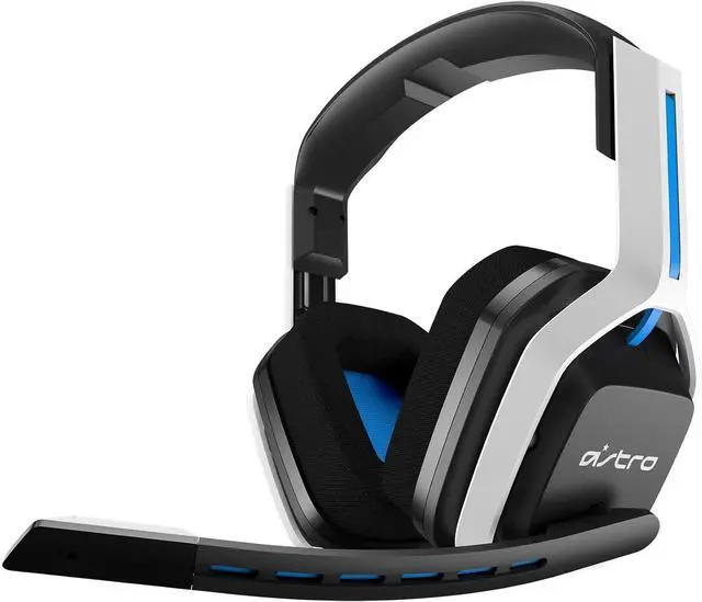 Alt view image 2 of 7 - ASTRO Gaming A20 Wireless Headset Gen 2 for PlayStation 5, PlayStation 4, PC & Mac - White/Blue