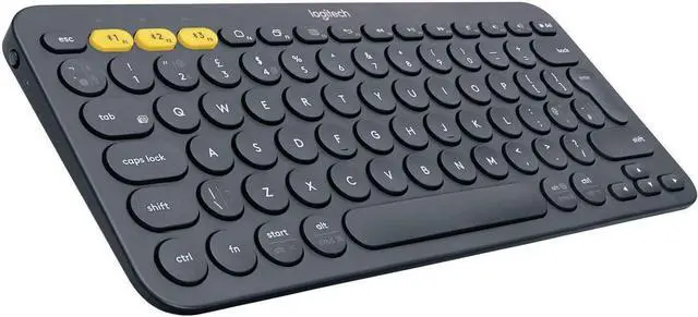 Main image of Logitech K380 Multi-Device Bluetooth Keyboard  Windows, Mac, Chrome OS, Android, iPad, iPhone, Apple TV Compatible  with Flow Cross-Computer Control and Easy-Switch up to 3 Devices  Dark Grey
