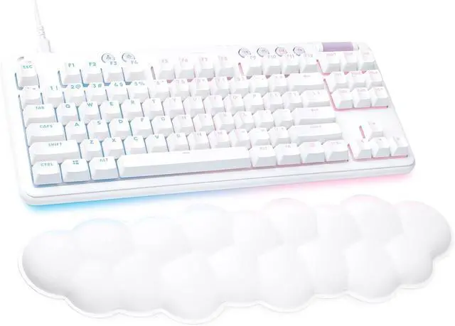 Main image of LOGITECH - G713 AURORA COLLECTION TKL WIRED MECHANICAL LINEAR SWITCH GAMING KEYBOARD FOR PC/MAC WITH PALM REST INCLUDED - WHITE MIST-920-010670