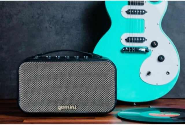 Alt view image 8 of 16 - Gemini GTR-300 GTR Portable Bluetooth Speaker (GTR-300, 60 Watts, Guitar and Microphone Inputs)