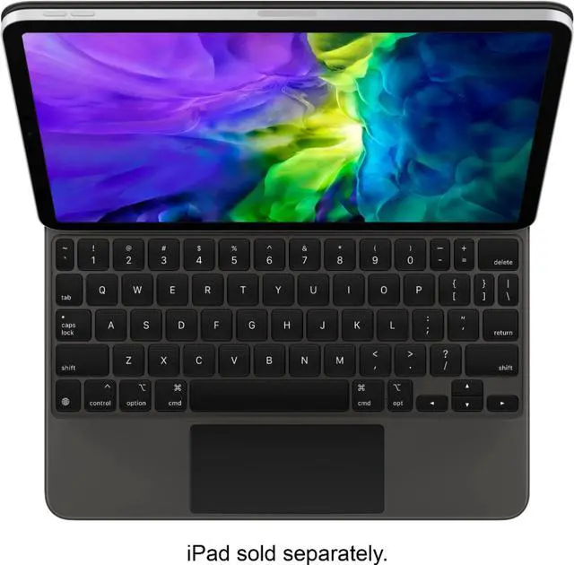 Alt view image 2 of 7 - Apple  Magic Keyboard MXQT2LL/A  for 11" iPad Pro (1st Gen and 2nd Gen) and iPad Air 10.9" (4th Gen)  ( Latest Model keyboard)