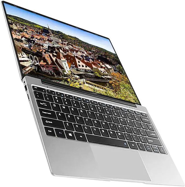 Alt view image 6 of 7 - Lsxvern A1 14.1" Laptop Notebook Computer PC, 8 GB RAM 256 GB SSD, Windows 10 Pro FHD Screen Intel Celeron J3455 Quad Core Lighter and Thinner Laptop Computer, Type-C, HDMI, USB 3.0