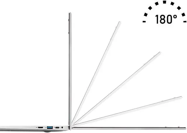 Alt view image 5 of 7 - Lsxvern A1 14.1" Laptop Notebook Computer PC, 8 GB RAM 256 GB SSD, Windows 10 Pro FHD Screen Intel Celeron J3455 Quad Core Lighter and Thinner Laptop Computer, Type-C, HDMI, USB 3.0