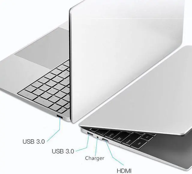 Alt view image 3 of 5 - 15.6 Inch IPS Sceren Windows 10 Pro Fingerprint Locks Intel 16GB RAM 256GB RAM Dual WiFi 2.4G/5.0G Laptop
