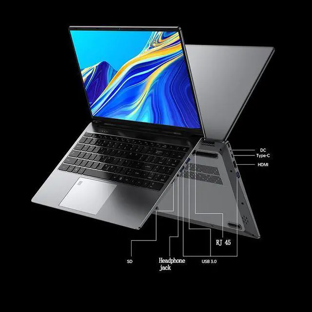 Alt view image 5 of 7 - Lsxvern GTX 1060 Solitary Display 15.6" Screen 16GB Laptop Windows11 Pro System 512GB Notebook Intel Celeron Office Computer
