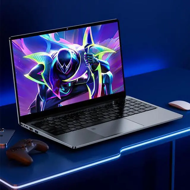 Alt view image 7 of 7 - Lsxvern GTX 1060 Solitary Display 15.6" Screen 16GB Laptop Windows11 Pro System 512GB Notebook Intel Celeron Office Computer