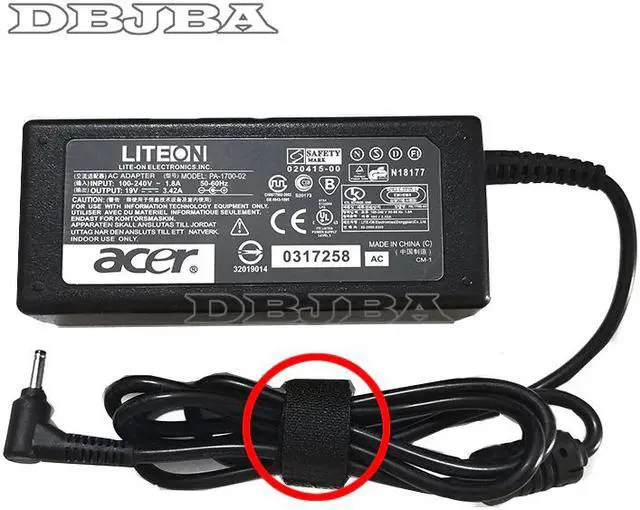Alt view image 6 of 7 - DBTLAP AC adapter for Acer Aspire P3-131 P3-171 R7-371T S3-392