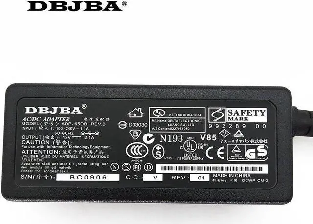 Alt view image 3 of 7 - DBTLAP Laptop AC Adapter For Acer One 14 Z1401 Z1402 z1402-31zj