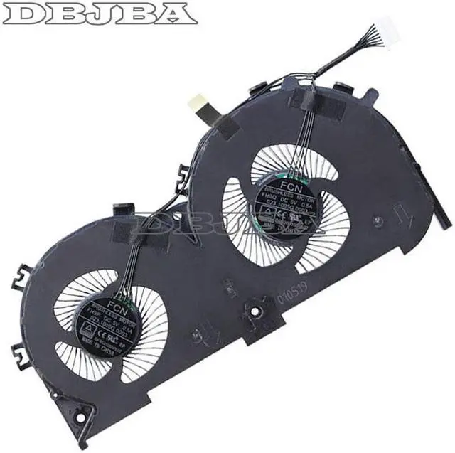 Alt view image 2 of 6 - Fan For Lenovo IdeaPad 700-15 700-15ISK 700-17ISK CPU Cooling Fan 023.1005G.0003 DFS2001059A0T FH9P FH9Q