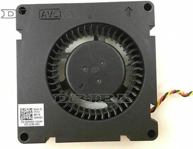 Alt view image 4 of 6 - Fan For Dell Inspiron 23 5348 OptiPlex 9030 Aio BAZA0715R2U CPU Cooling Fan DM4DY 0DM4DY