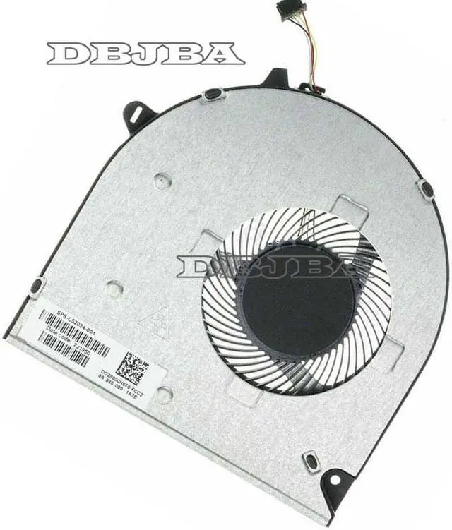 Alt view image 6 of 6 - Fan For HP 15-DW 15-DY 15S-DY 15-DU 15s-DU 15-DW0030NR 15-DW0034NR 15-DW0034WM 15s-DU0096TU 15s-DU0002TX 15s-DY0006TX CPU Cooling Fan