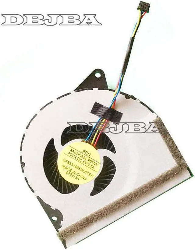 Alt view image 2 of 6 - Fan For LENOVO IdeaPad Z710 AB08505HX120B00 0Z710 DFS531005PL0T FCC2 1323-00JB000 CPU Cooling Fan