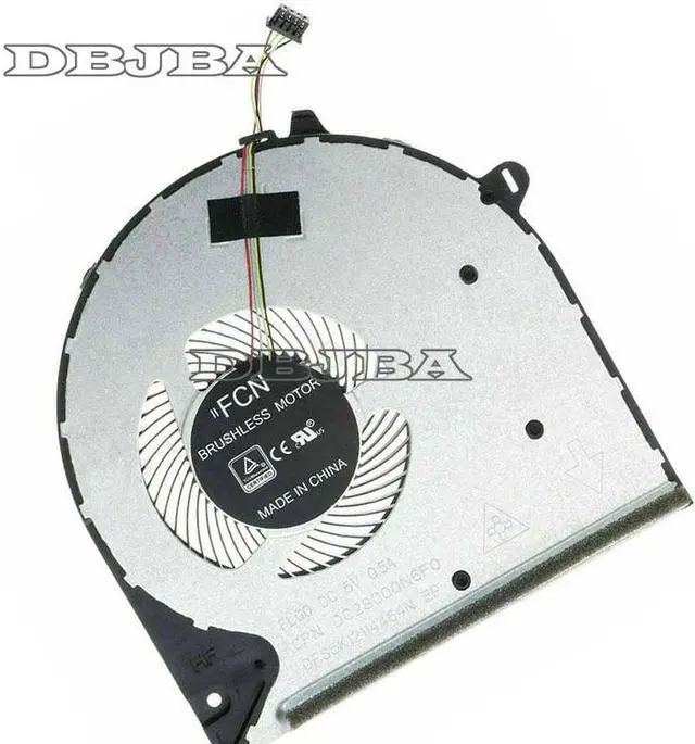Alt view image 2 of 6 - Fan For HP 15-DW 15-DY 15S-DY 15-DU 15s-DU 15-DW0030NR 15-DW0034NR 15-DW0034WM 15s-DU0096TU 15s-DU0002TX 15s-DY0006TX CPU Cooling Fan