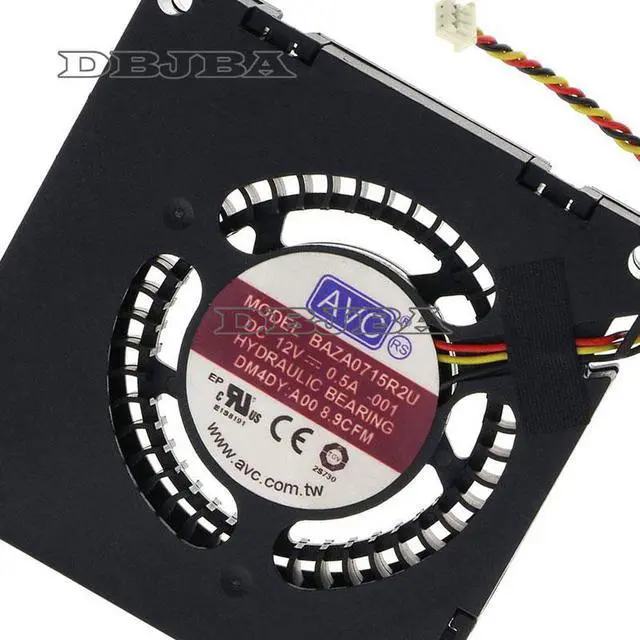 Alt view image 3 of 6 - Fan For Dell Inspiron 23 5348 OptiPlex 9030 Aio BAZA0715R2U CPU Cooling Fan DM4DY 0DM4DY