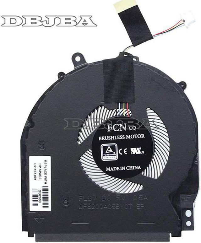 Main image of Fan For HP Pavilion X360 14-DH 14-DH1036TX 14-DH1035TX 14-DH1037TX 14M-DH0003DX TPN-W139 L51102-001 CPU Cooling Fan