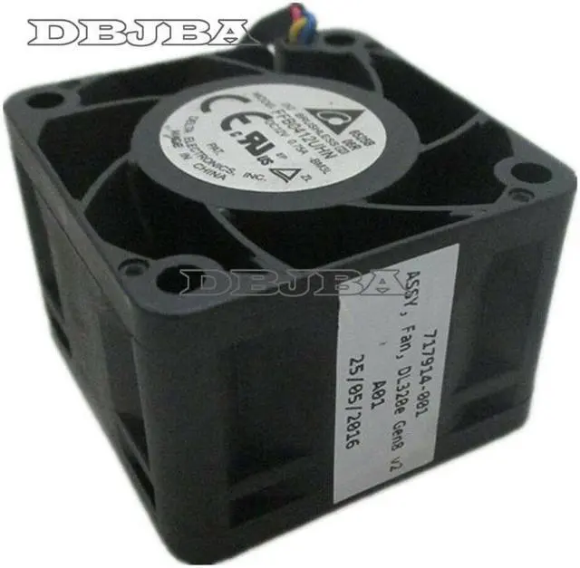 Alt view image 4 of 6 - Fan For HP DL320e Gen8 v2 Server Cooling Fan 717914-001 725264-001 Cooling Fan