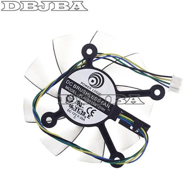 Main image of PLA08015B12HH DC12V 4Pin Graphics Card Cooling Fan For ASUS PH-GeForce GTX1050TI-4G
