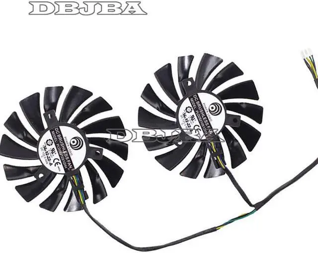 Alt view image 2 of 2 - PLD09210S12HH DC12V 0.40A Graphics Card Cooling Fan For MSI GTX 1070Ti ARMOR 8G