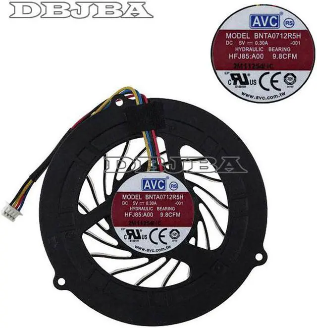 Alt view image 2 of 2 - Fan For Dell Precision M4500 CPU COOLING FAN CFFP7 Fan ONLY BNTA0712R5H HFJ85
