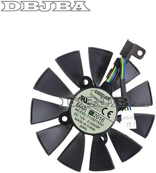 Main image of Cooling Fan Graphic Video Card GTX 980Ti 960 970 1060 1070 87mm 4Pin T129215SU