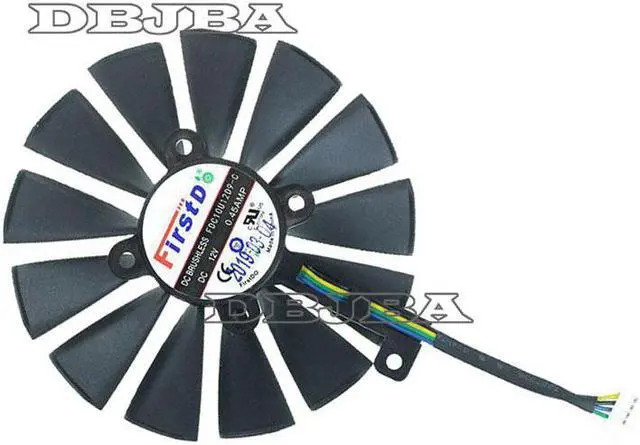 Alt view image 2 of 2 - 95MM FDC10U12D9-C PLD10010B12HH Cooling Fan For ASUS PH-GTX 1660 TI ITX Graphics