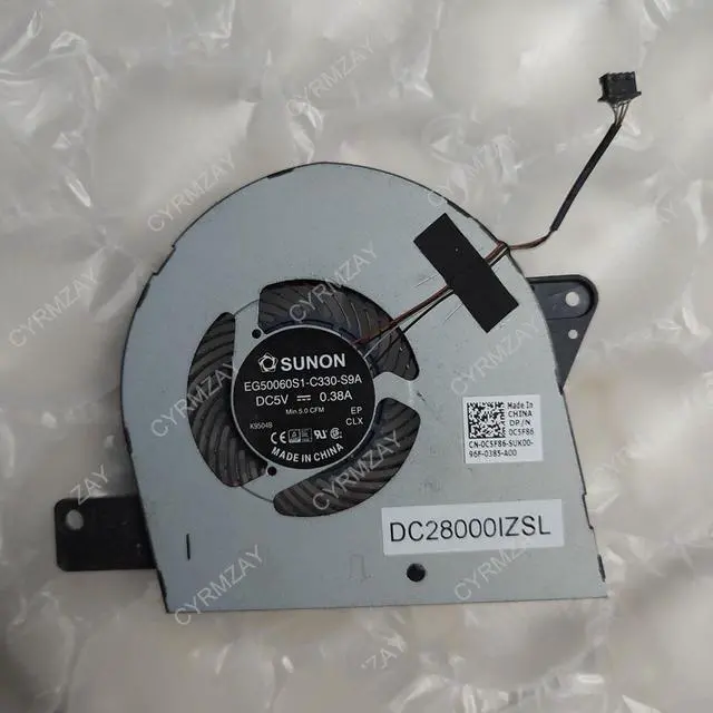 Main image of DBTLAP Laptop Cooling Fan For Dell Latitude 5580 EG50060S1-C330-S9A DC5V 0.38A DC28000IZSL