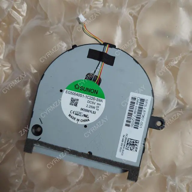 Main image of DBTLAP Laptop Cooling Fan For HP ENVY 17m-CG TPN-C146 L87961-001 EG50040S1-1C220-S9A DC5V 2.25W Fan