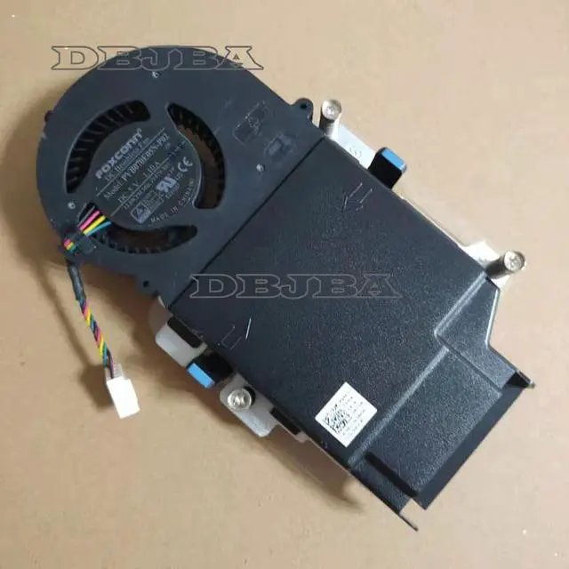 Alt view image 3 of 6 - DBTLAP For Dell Optiplex 3080 5080 7080 MFF Heatsink w/Fan Assembly JV47V 0W77JN W77JN PVB070E05N-P02 5V 1.10A FAN with Heatsink
