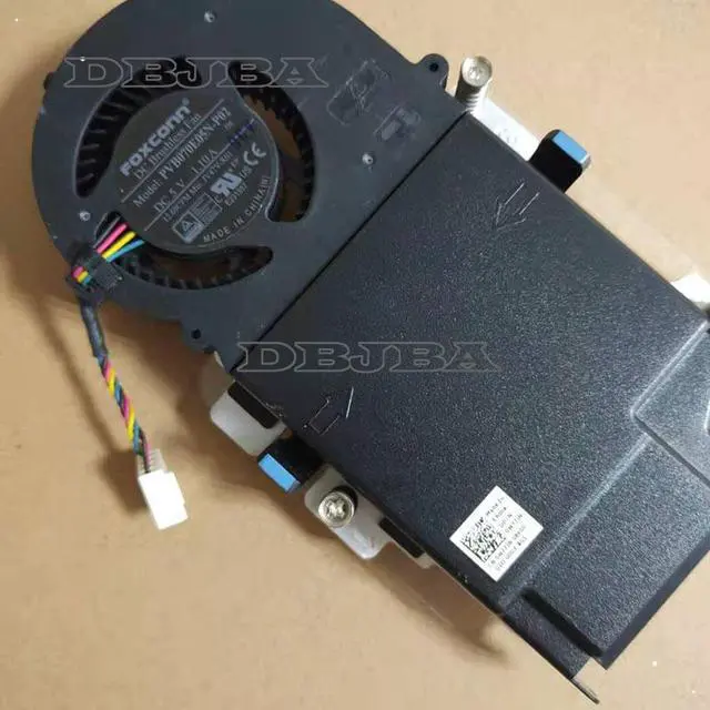 Alt view image 4 of 6 - DBTLAP For Dell Optiplex 3080 5080 7080 MFF Heatsink w/Fan Assembly JV47V 0W77JN W77JN PVB070E05N-P02 5V 1.10A FAN with Heatsink