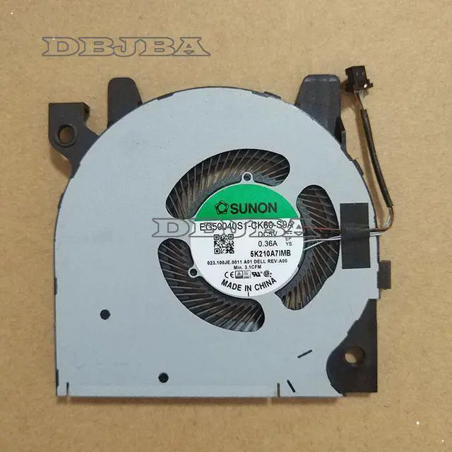 Main image of DBTLAP Laptop CPU Cooling Fan For EG50040S1-CK60-S9A 023.100JE.0011 DC5V 0.36A fan