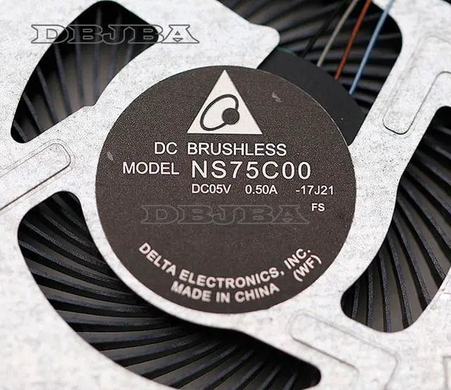 Alt view image 3 of 3 - For DELTA NS75C00-17J21 5V 0.50A CPU Cooling Fan