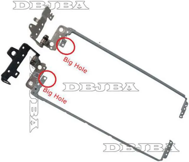 Main image of DBTLAP LCD Screen Hinges Parts for HP 15-BD 250 G5, 255 G5, 256 G5 Laptop L & R Set