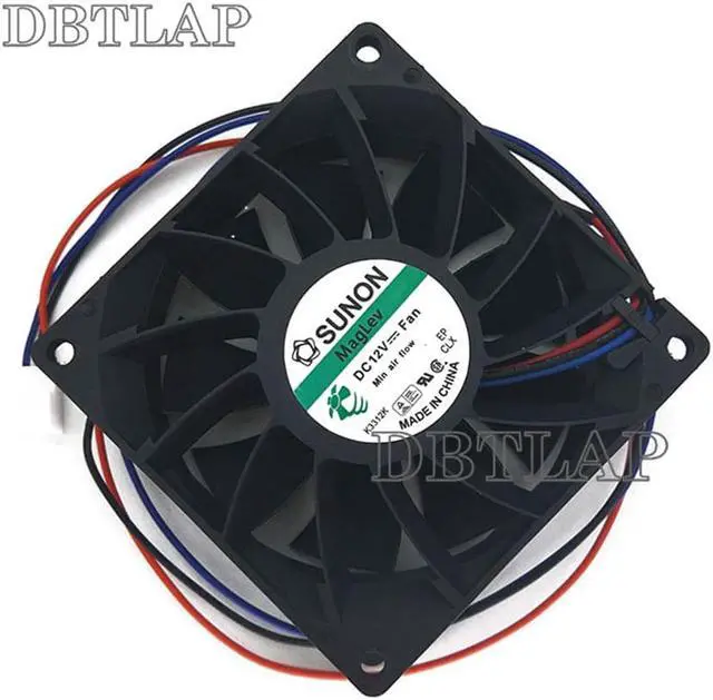 Alt view image 5 of 6 - Laptop CPU Fan for Arrive ffb0812sh 12v 0.6a Dual Ball Bearing Fan 8025 8CM 8080 25MM Ventilation Cooling Fan 3PIN CPU Cooler Fan heatsink