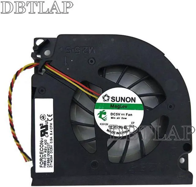 Alt view image 5 of 6 - Laptop CPU Fan Compatible for Acer Extensa 5210 5220 5420 5420G 5230E 5230Z 5230 TM5520 TM5530 TM5710 5100 5520G 5930 5330 5930G 5630G 5430 Series 3pin DFS551305MC0T F703