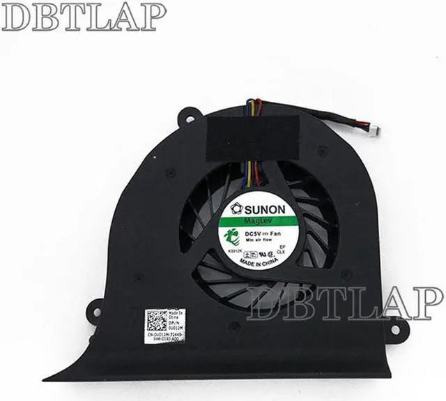 Alt view image 3 of 6 - Laptop CPU Fan for Alienware M17x R2 M17XR2 Laptop CPU Cooling Fan AVC BATA1015R5H KSB0705HA U012M 0U012M
