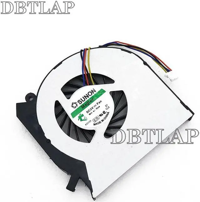 Alt view image 3 of 6 - Laptop CPU Fan for HP Pavilion dv7-7165sz dv7-7170eo dv7-7170er dv7-7170sl DV7-7000 dv7-7212nr dv7-7223cl dv7-7227cl dv7-7230us DV6-7377sr DV6-7000 DFS481305MC0T(4 PIN) CPU Fan