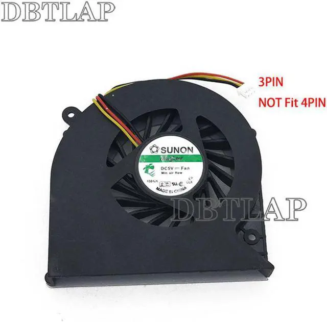 Alt view image 3 of 6 - Laptop CPU Fan Compatible for Toshiba Satellite L870D L875 L875D Series, DFS501105FR0T KSB06105HA MG62090V1-Q030-S99 Fan 3 PIN