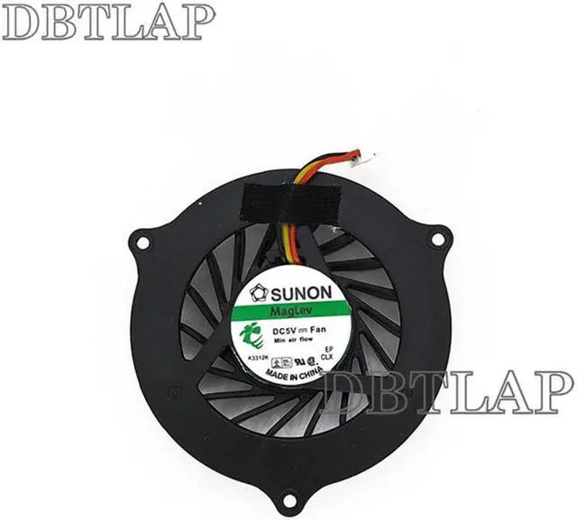 Alt view image 3 of 6 - Laptop CPU Fan Compatible for HP DV2000 V3000 DV2200 DV2300 DV2400 DV2700 KSB0505HA 3 PIN Compatible for AMD CPU Fan