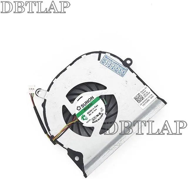 Alt view image 4 of 6 - Laptop CPU Fan for DELL Studio 15Z 1569 P06F CPU Cooling Fan 49RM6FAWI00 forcecon DFS531005MC0T F9J2 CN-0D355P D355P