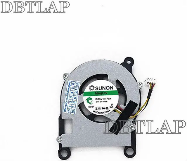 Alt view image 3 of 6 - Laptop CPU Fan for Acer Aspire One ZG8 531H AB5805HX-K0B