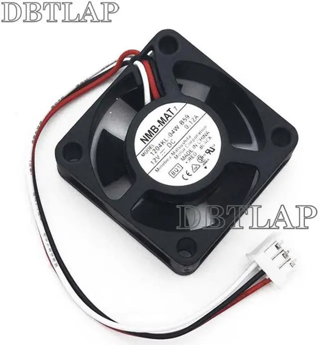 Alt view image 3 of 6 - For NMB 1204KL-04W-B59 30 x10mm Wired Router Cooler Cooling Fan 12V 0.12A 3Pin