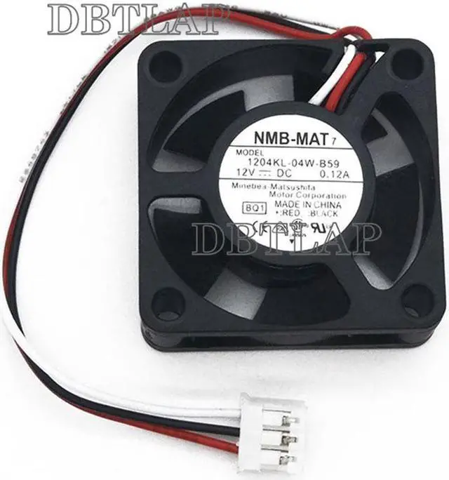 Main image of For NMB 1204KL-04W-B59 30 x10mm Wired Router Cooler Cooling Fan 12V 0.12A 3Pin